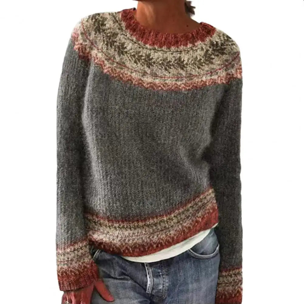 Nathalie™ - Chic striped sweater for fall-winter