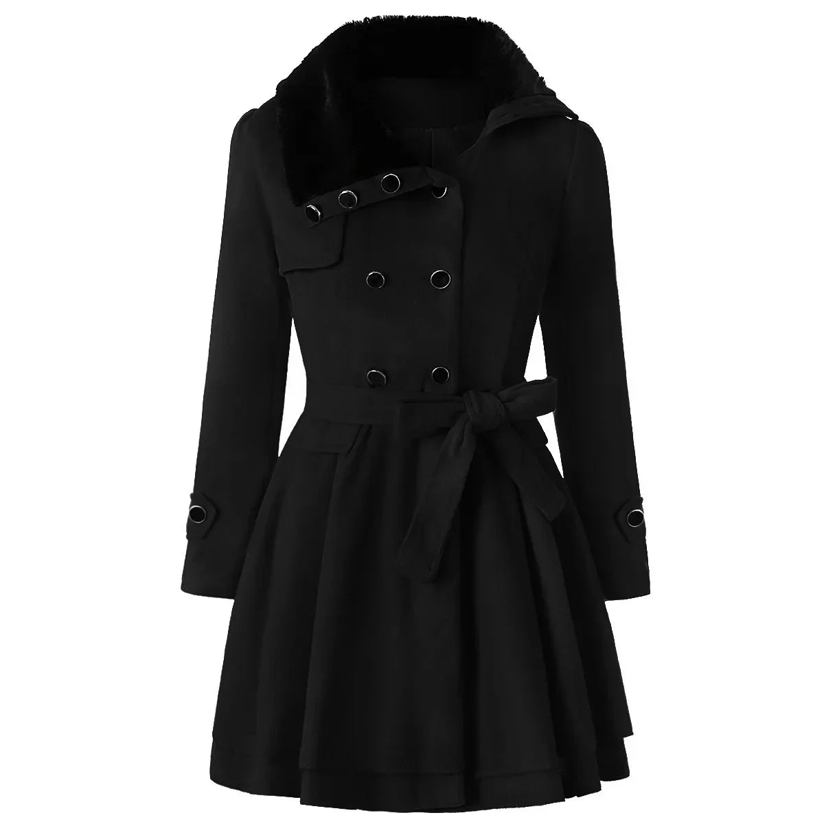 Mila™ - Slim Wool Coat Elegance and Warmth