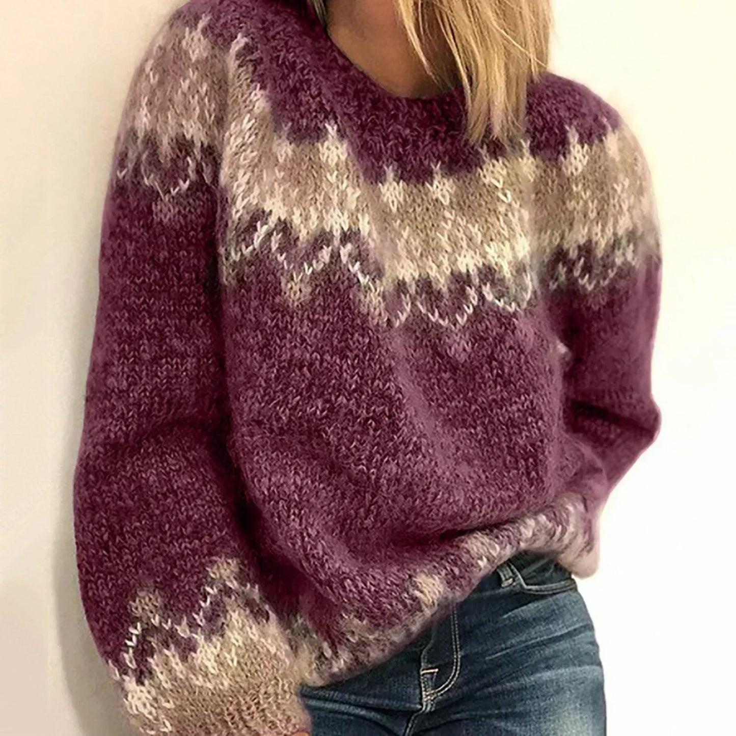 Char™ - Pull en laine mohair chaud et élégant