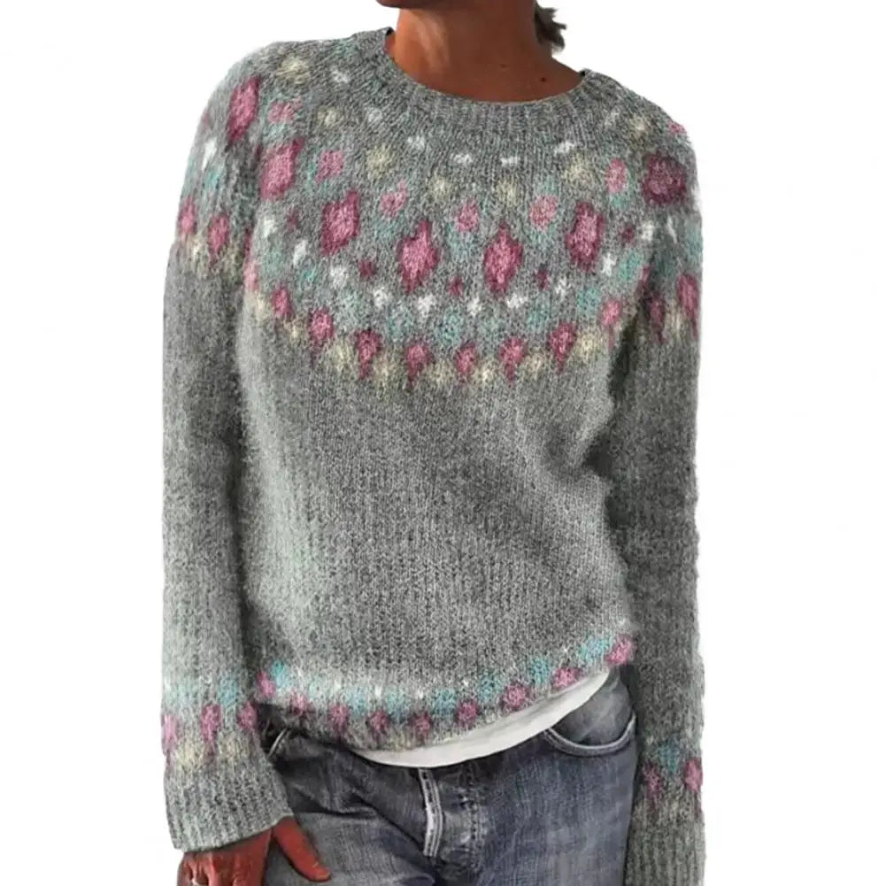 Nathalie™ - Chic striped sweater for fall-winter