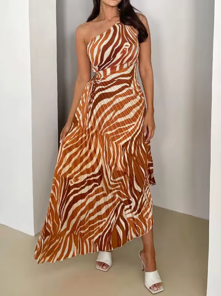 Alma™ - Elegant pleated summer dress