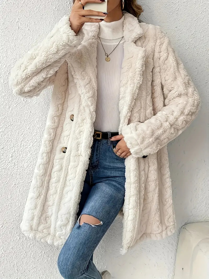 Léa™ - Women's Faux Fur Coat