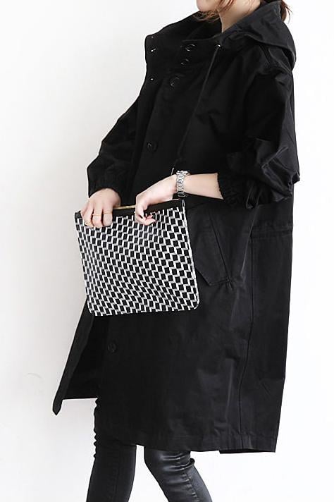 Henriette™ - Elegant women's long cardigan with collar and pockets