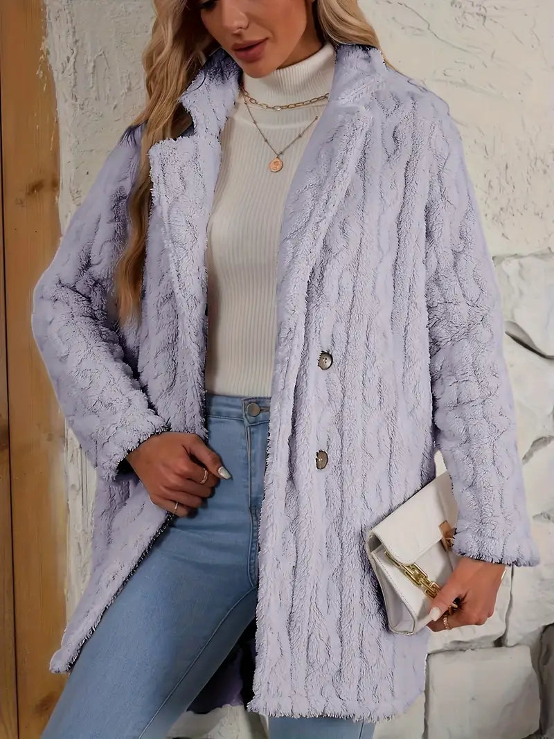 Léa™ - Women's Faux Fur Coat