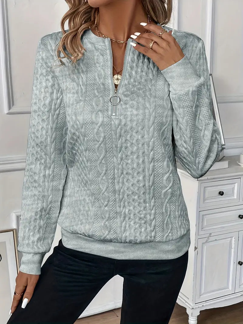 Kimberly™ - Sweater with Zipper