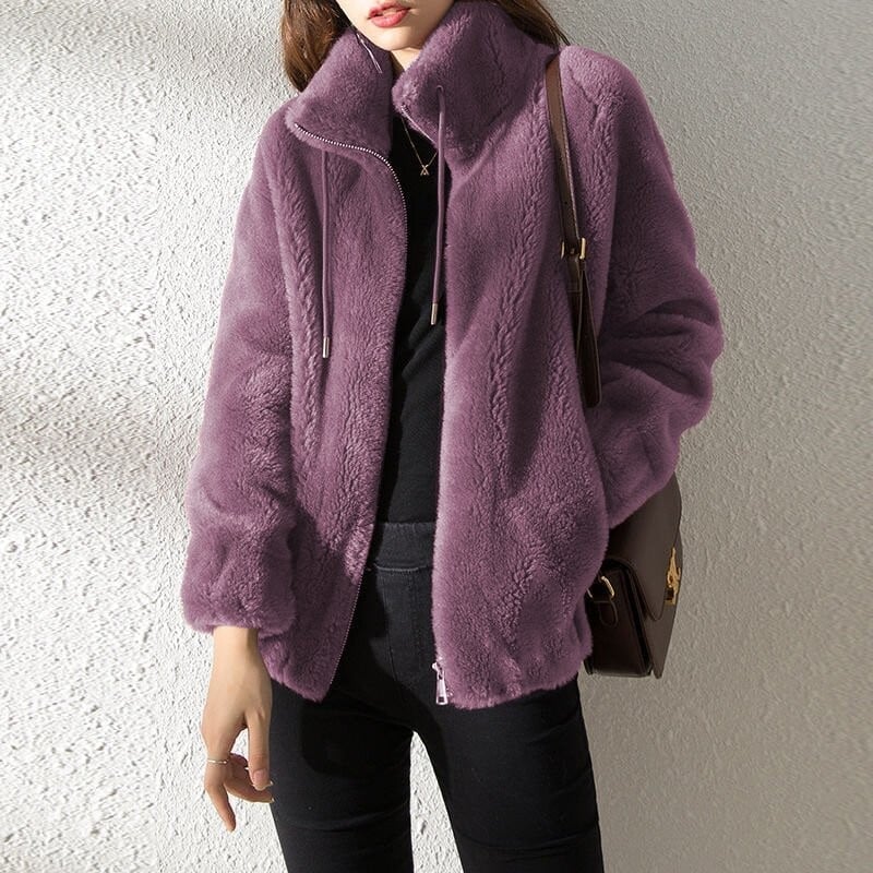 Lune™ - Quilted Stand-Up Collar Coat