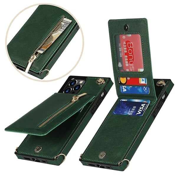 Angélique™ - iPhone case with cord and card holder