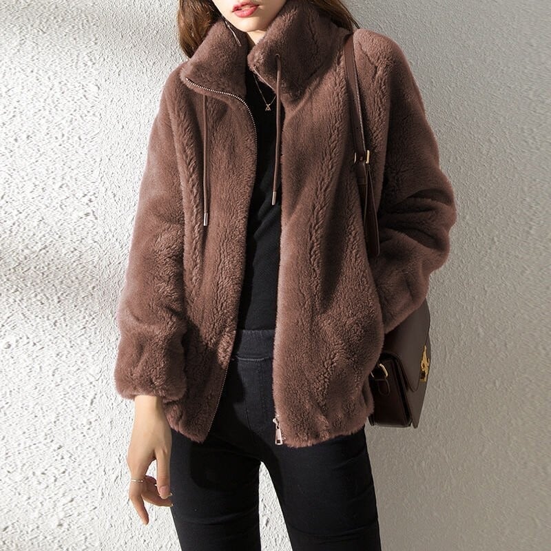 Lune™ - Quilted Stand-Up Collar Coat