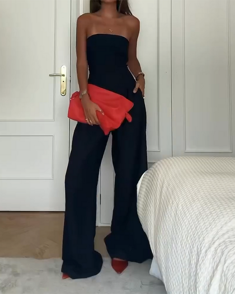 Marta™ - Elegant Off-Shoulder Jumpsuit