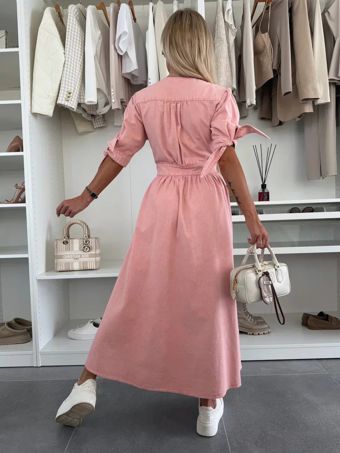 Vera™ - Radiant Denim Dress