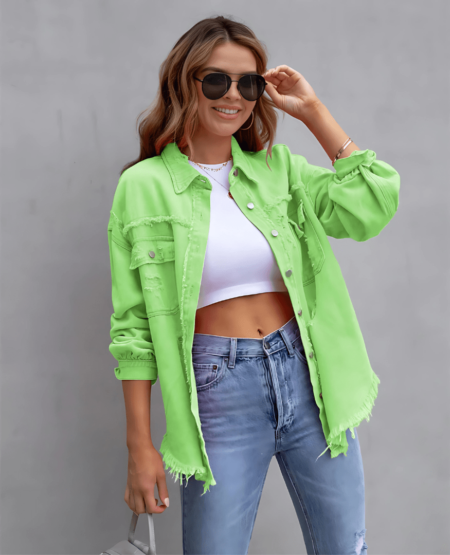 Justine™ - Harvenue Sunnystitch Denim Jacket