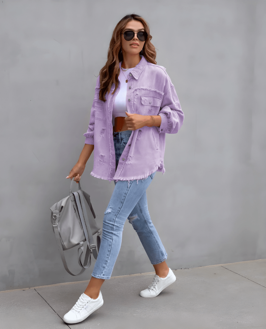 Justine™ - Harvenue Sunnystitch Denim Jacket