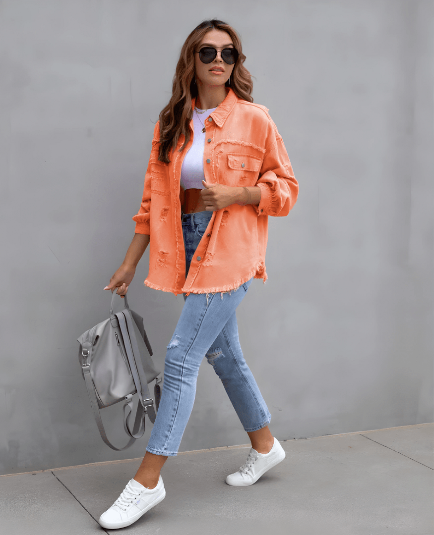 Justine™ - Harvenue Sunnystitch Denim Jacket