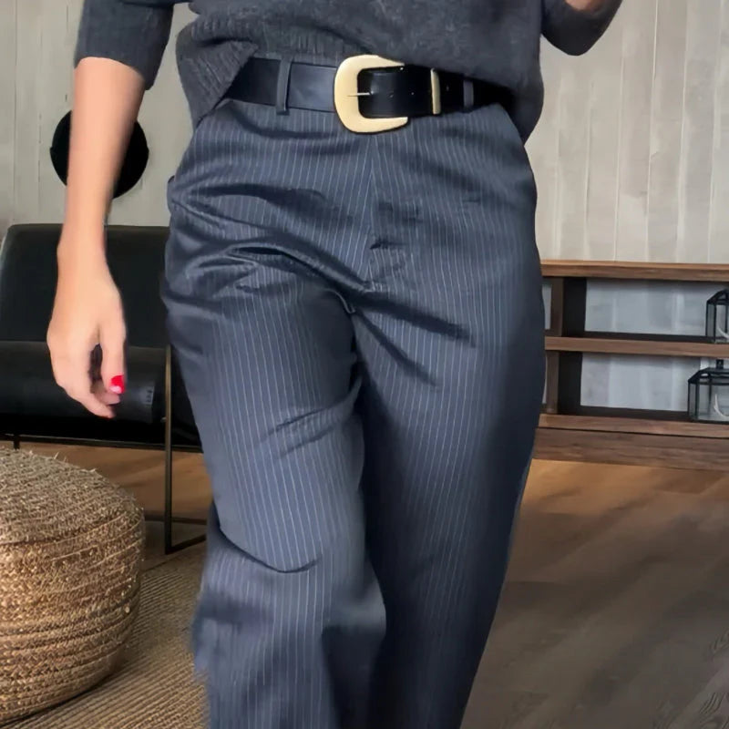 Rose™ - Women's High Waist Straight Pants