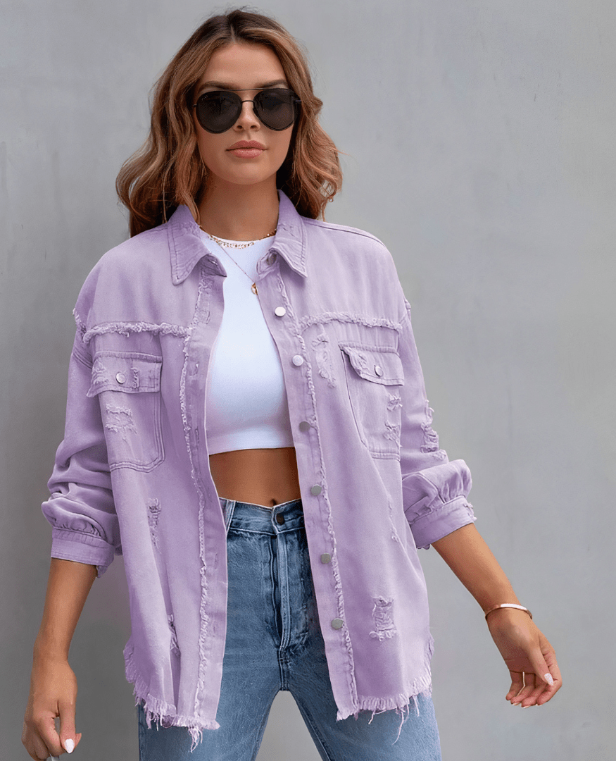 Justine™ - Harvenue Sunnystitch Denim Jacket