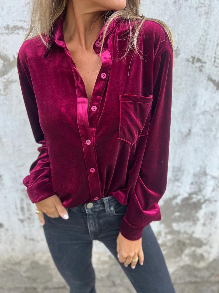 Fleur™ - Velvet Shirt