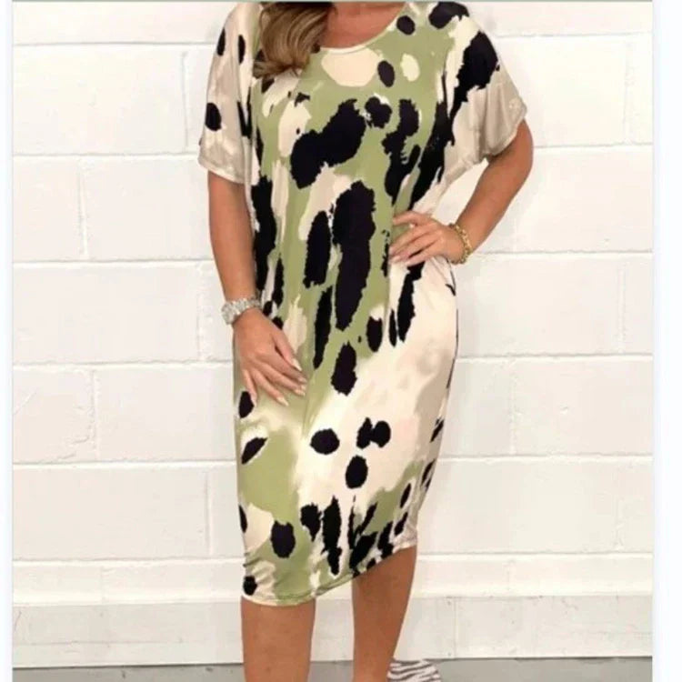 Louisa™ - Leopard Print Loose Casual Dress