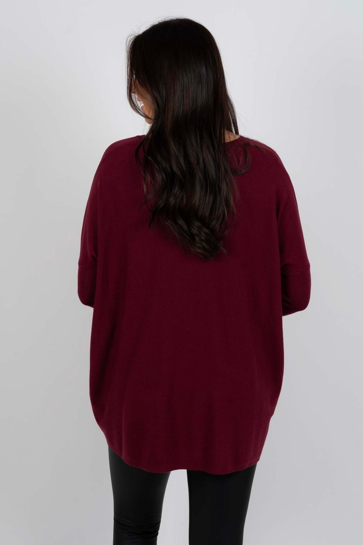 Chanel™ - Women's Long Sleeve Tunic Sweater with Pockets