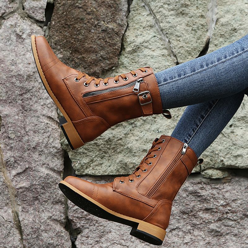 Félice™ - Elegant Orthopedic Leather Boots