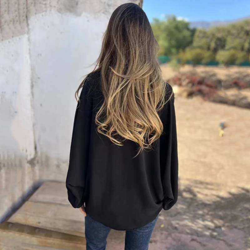 Aenor™ - Elegant and versatile lantern sleeve shirt