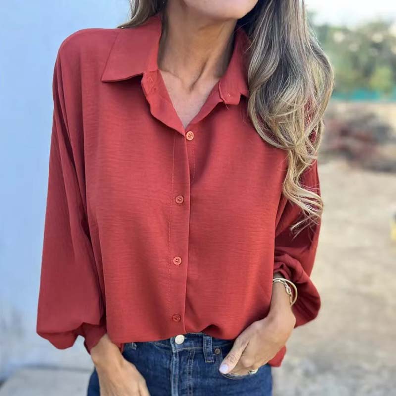 Aenor™ - Elegant and versatile lantern sleeve shirt