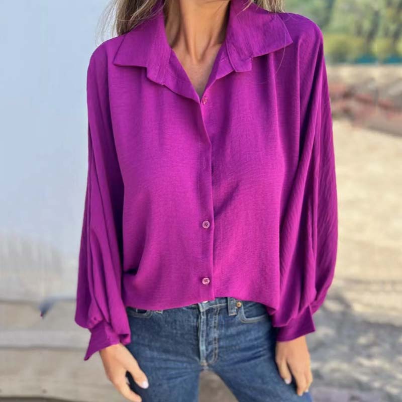 Aenor™ - Elegant and versatile lantern sleeve shirt