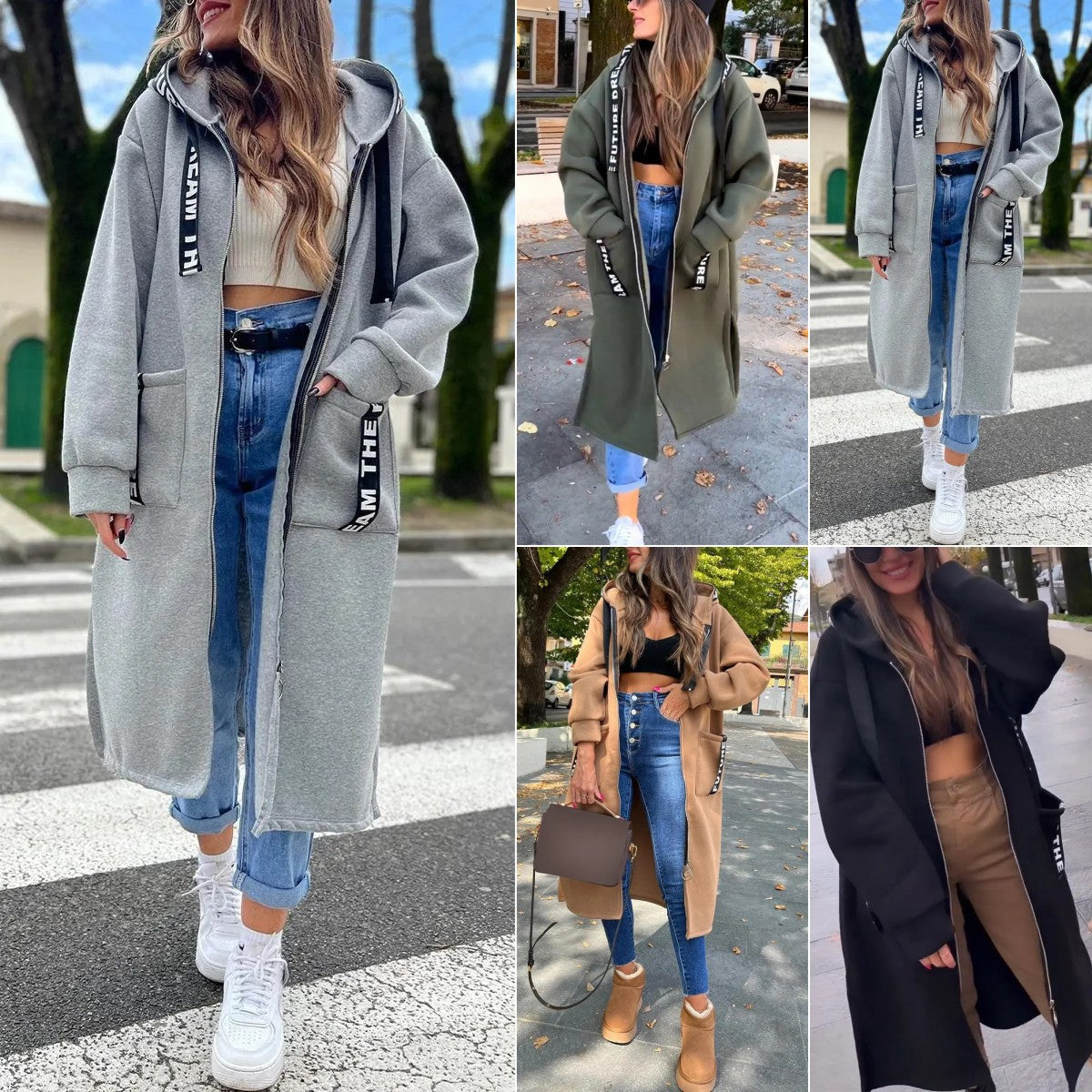 Giselle™ - Long Hooded Jacket