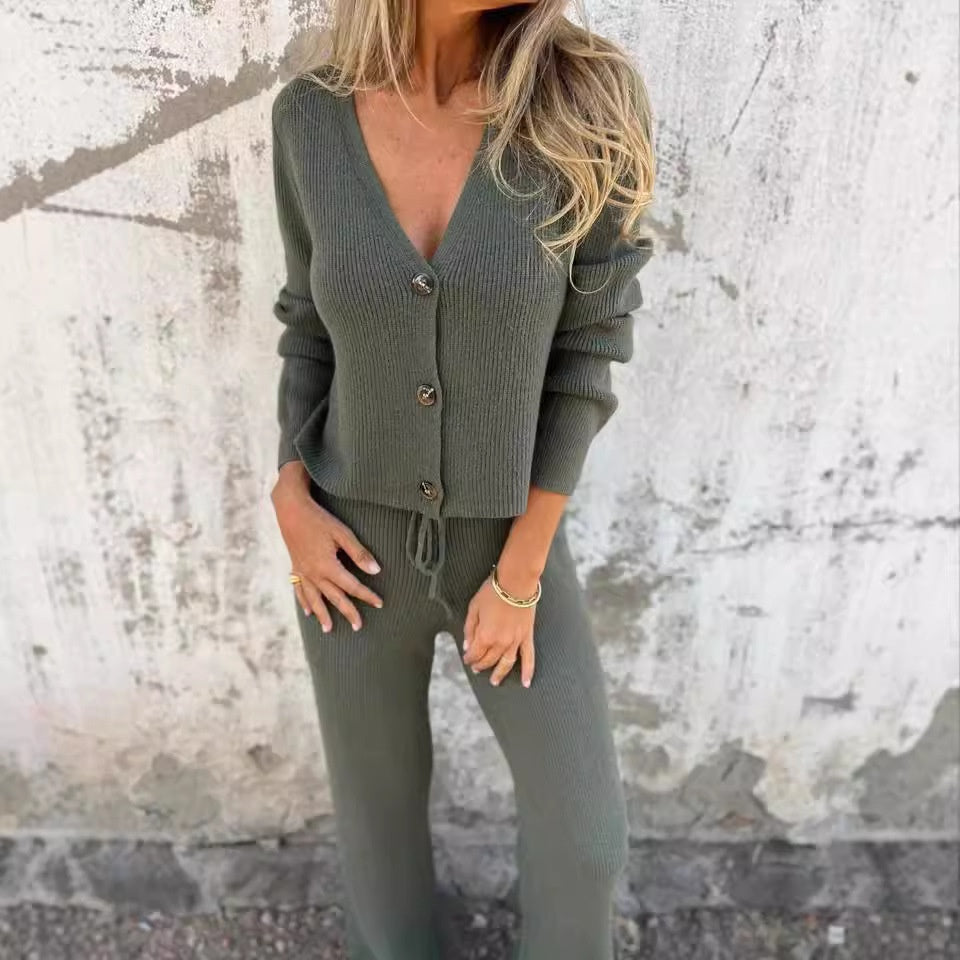 Ilse™ - Women's Elegant Cardigan & Pants Set