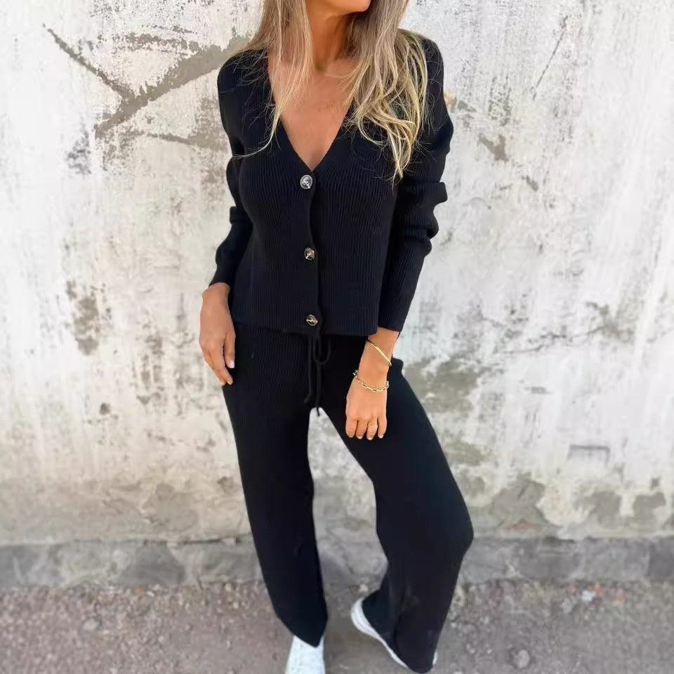Ilse™ - Women's Elegant Cardigan & Pants Set