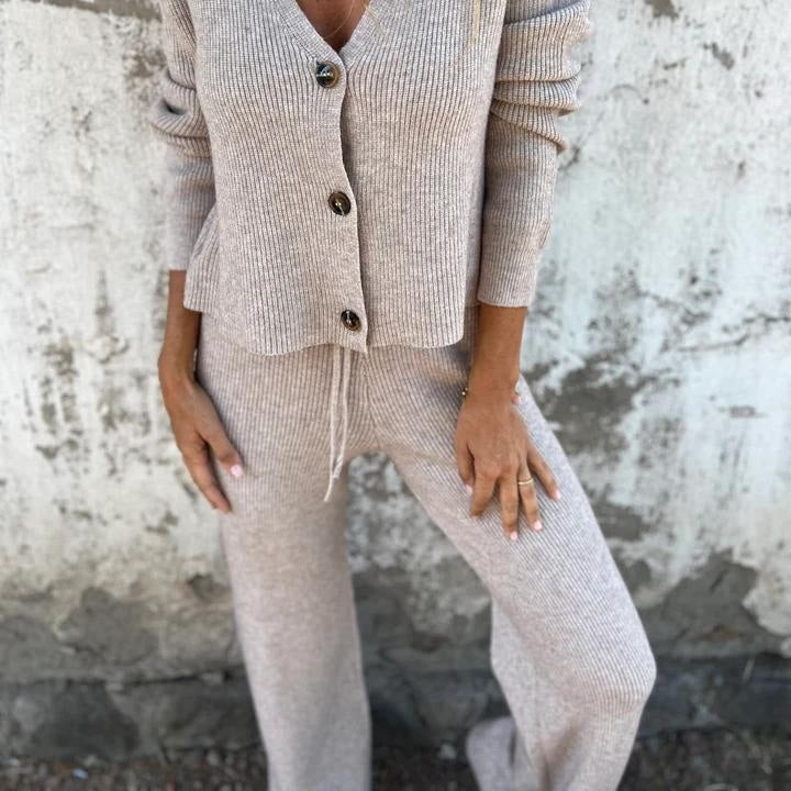 Ilse™ - Women's Elegant Cardigan & Pants Set