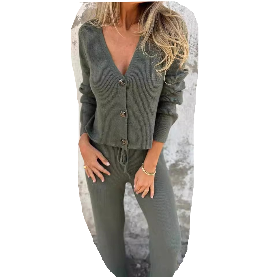 Ilse™ - Women's Elegant Cardigan & Pants Set