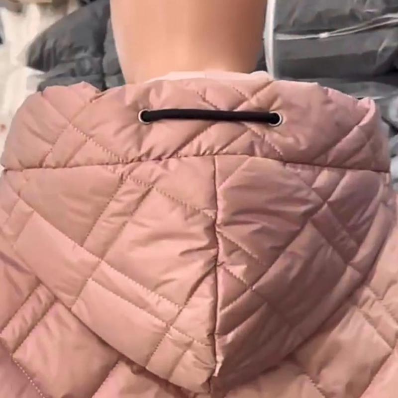 Petronella™ - Women's Down Coat with Hood and Drawstring