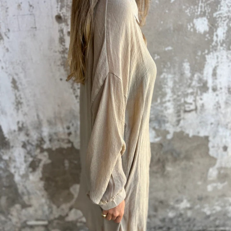 Alora™ - Women's Long Sleeve Shirt and Shorts Set