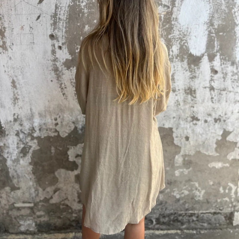 Alora™ - Women's Long Sleeve Shirt and Shorts Set
