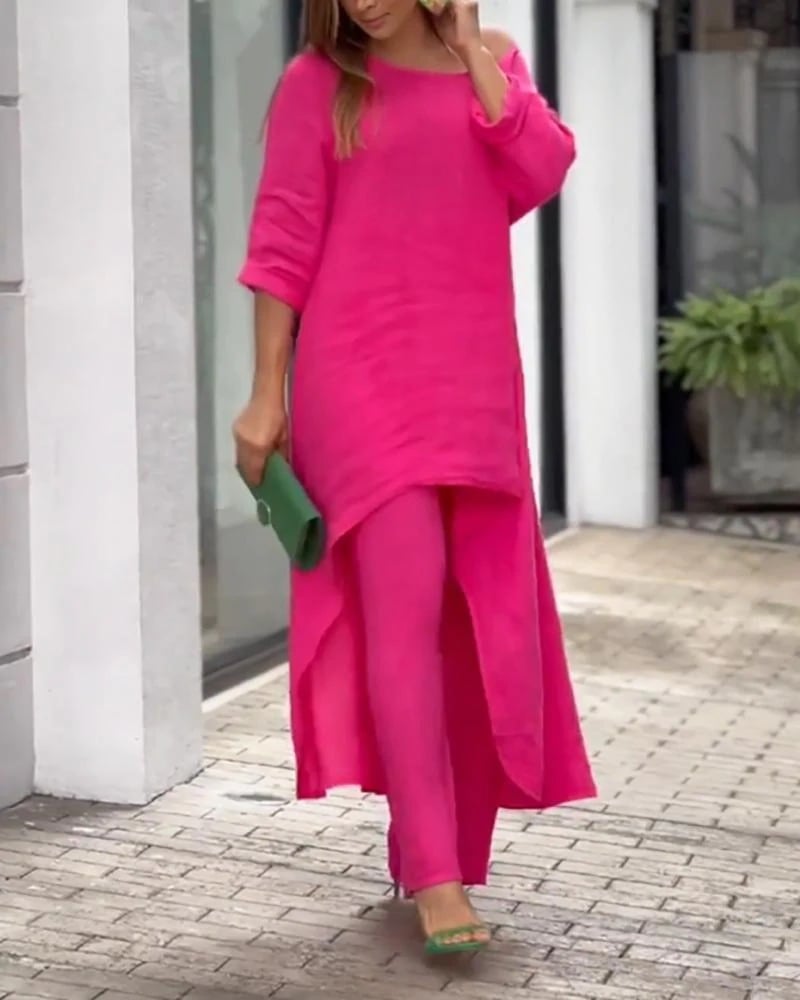 Clarisse™ - Women's Casual Linen Set