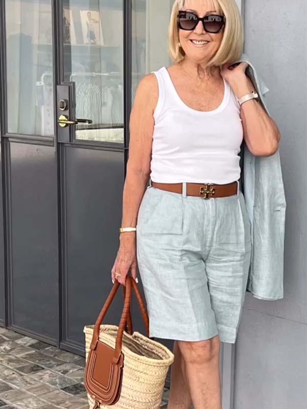 Bianca™ - Chic Set with Floral Jacket and Shorts
