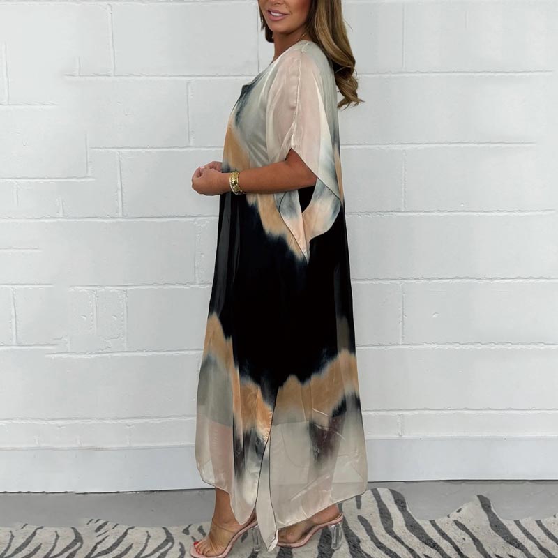 Magalie™ - Women's Dip Dye Chiffon Dress