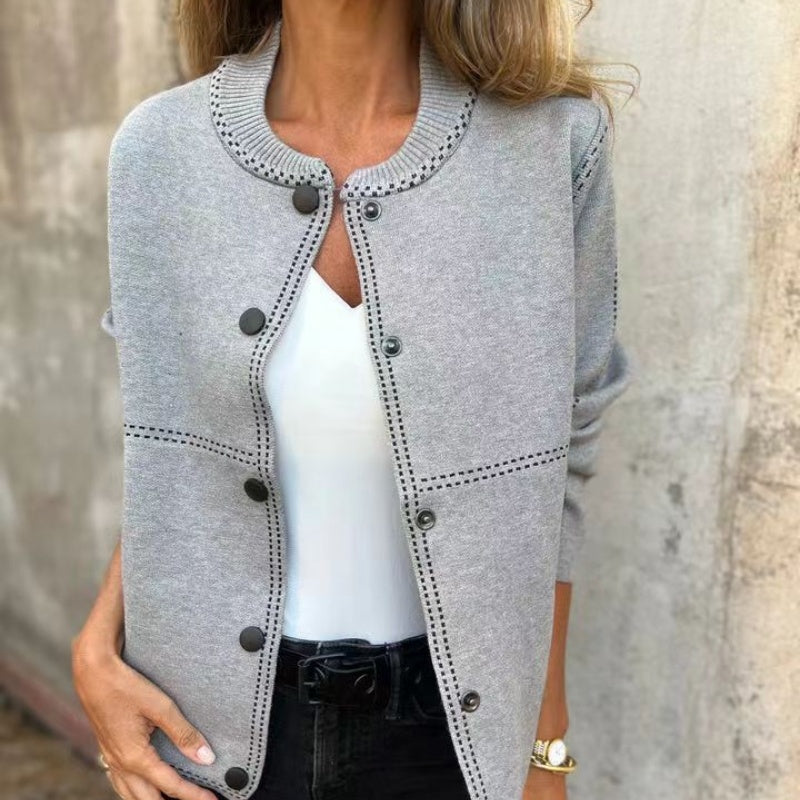 Bea™ - Women's Cardigan with Button Closure