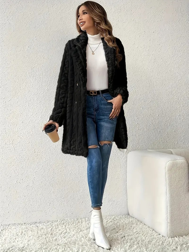 Léa™ - Women's Faux Fur Coat