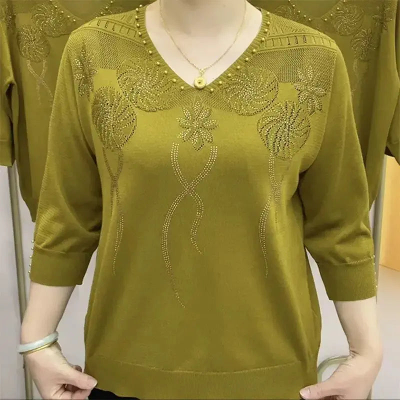 Melanie™ - Elegant Mock Neck Sweater