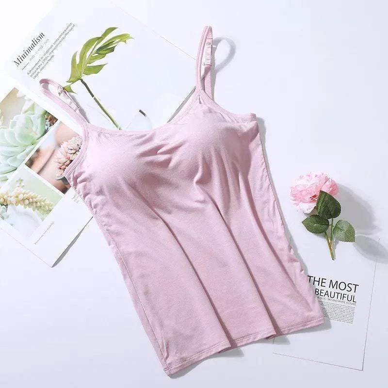 Noura™ - Camisole with built-in bra and pad 