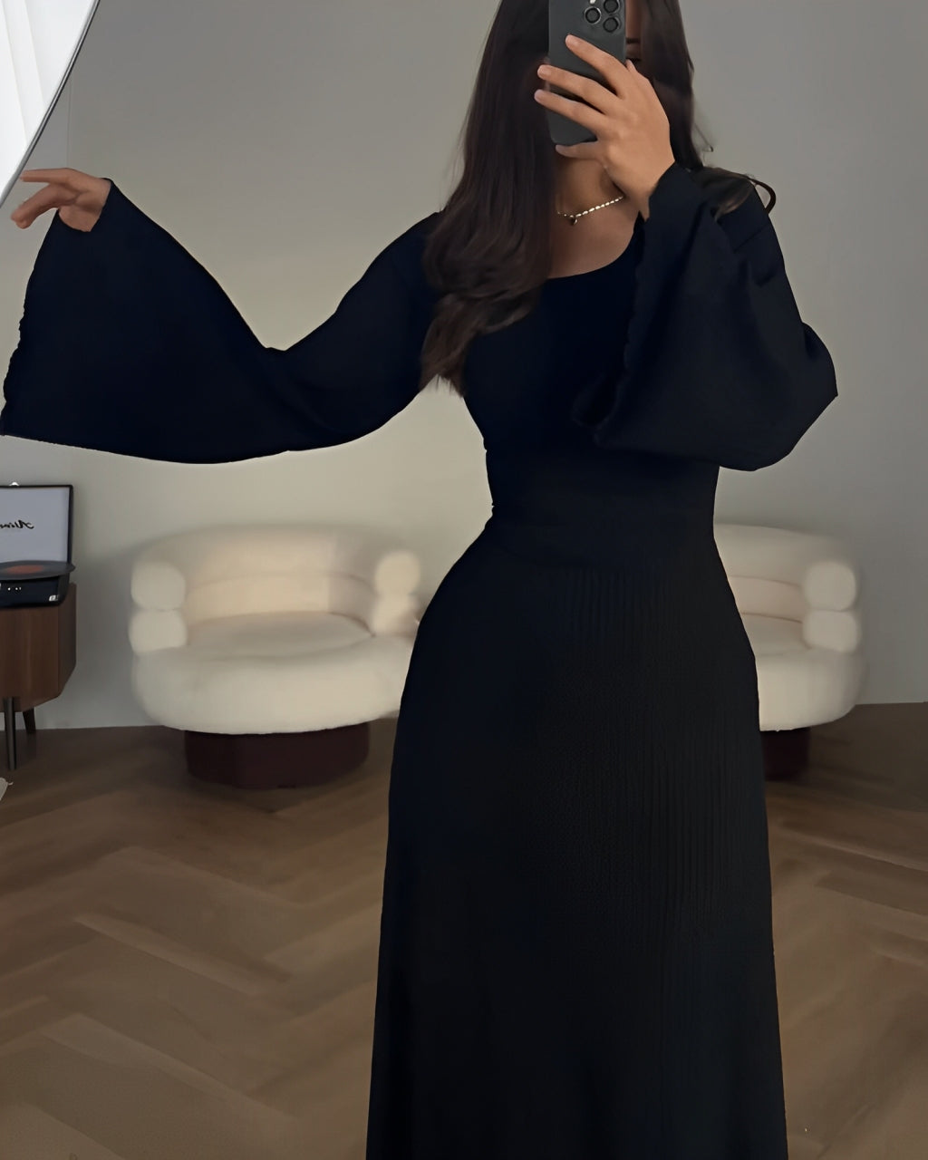 Sandrine™ - Elegant Mesh Maxi Dress 