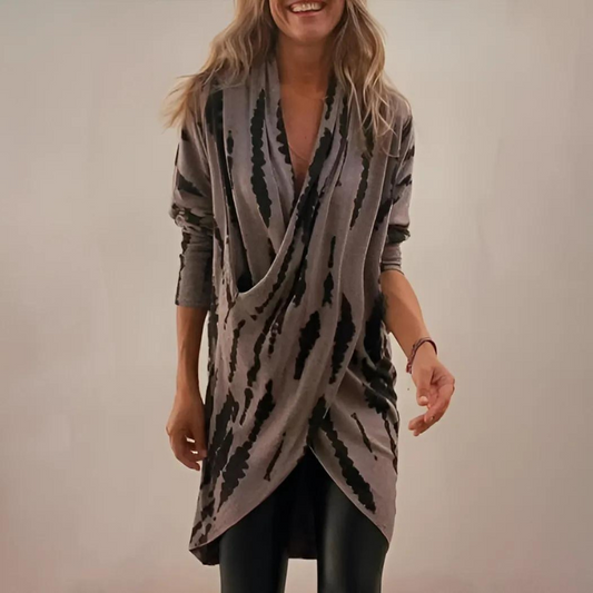 Elise™ - Relaxed Fit V-Neck Luxury Tunic