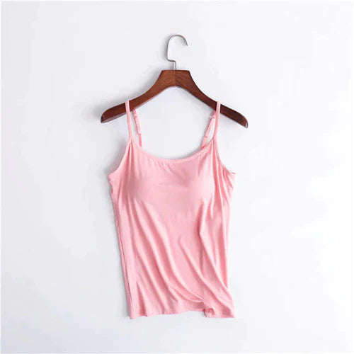 Noura™ - Camisole with built-in bra and pad 