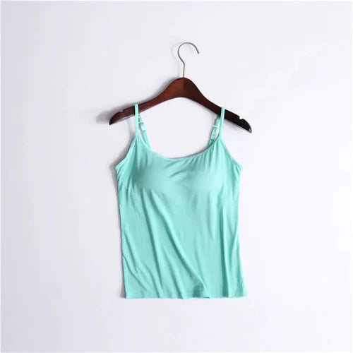 Noura™ - Camisole with built-in bra and pad 