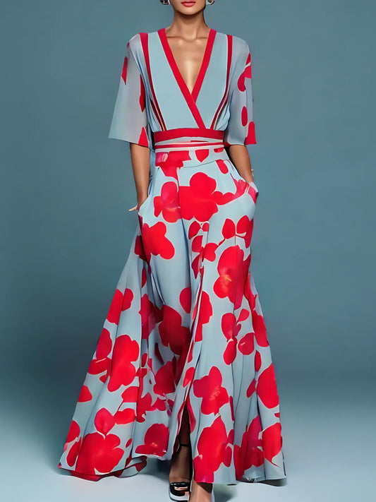 Véronique™ - Elegant Printed Dress
