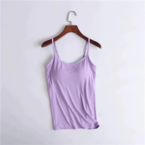 Noura™ - Camisole with built-in bra and pad 