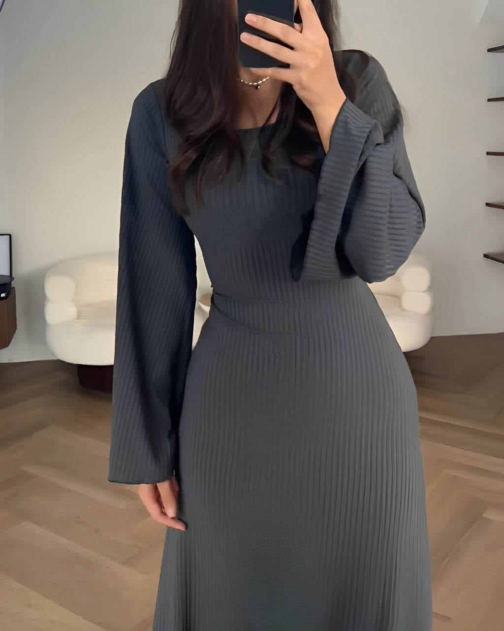Sandrine™ - Elegant Mesh Maxi Dress 