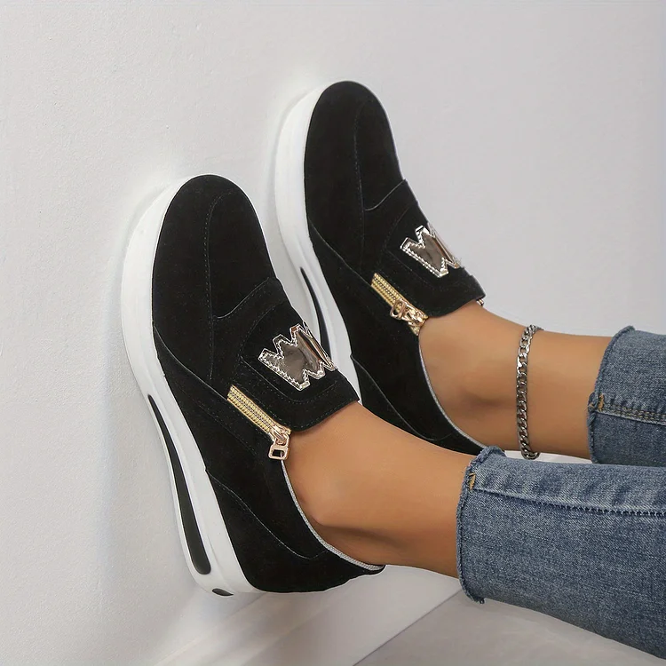 Nella™ - Women's Comfortable Orthopedic Platform Casual Slip-on Shoes 