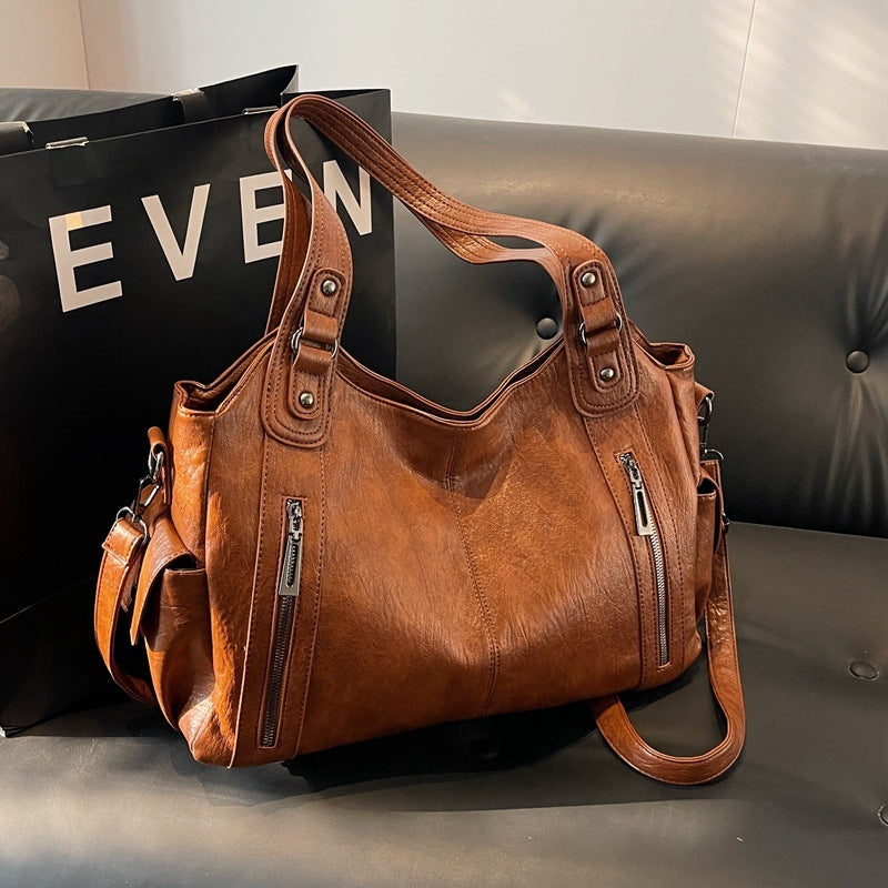 Lucie™ - Elegant Soft Compartment Women's Handbag